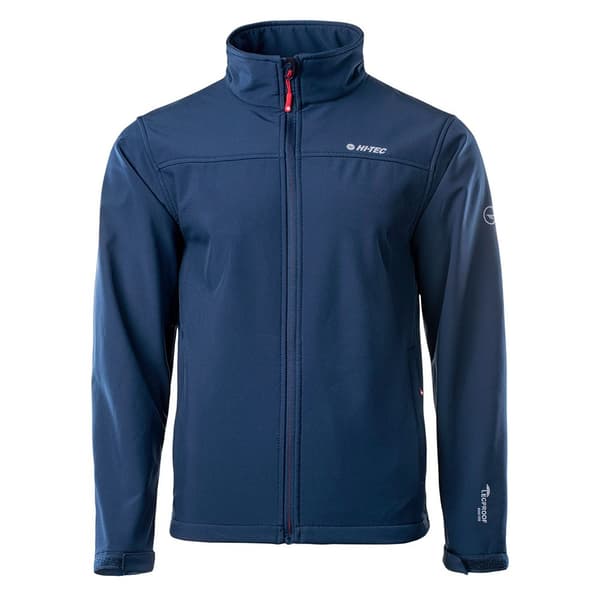 Hi-Tec Lingen Softshelljacka för män M Marinblå/Orange Röd Navy/Orange Red M