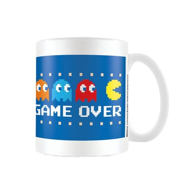 Pac-Man Game Over Mug En Storlek Vit/Blå White/Blue One Size