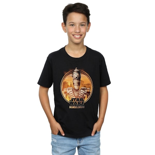 Star Wars Boys The Mandalorian IG-11 Inramad T-shirt 5-6 år B Black 5-6 Years