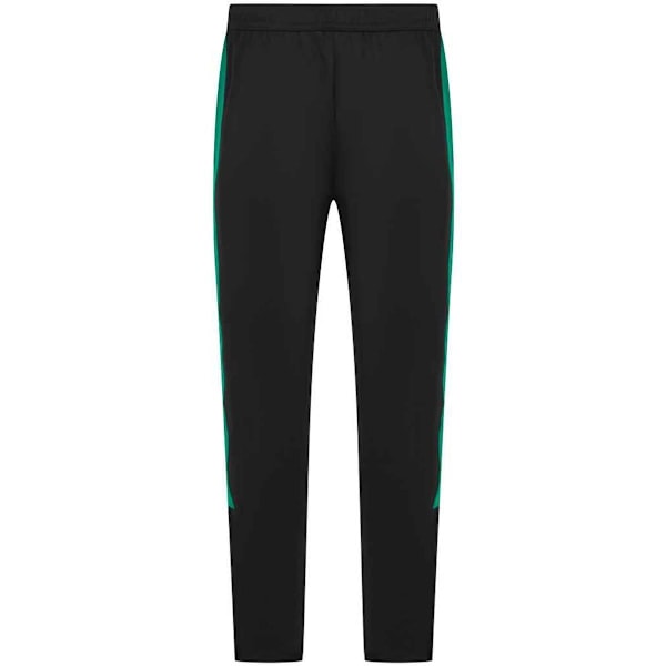 Finden & Hales Herr Knitted Träningsbyxor 4XL Svart/Smaragd Black/Emerald 4XL