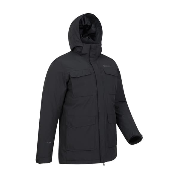 Mountain Warehouse Herr Concord Extreme Down Lång Jacka Black 3XL