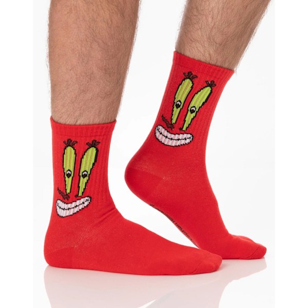 SpongeBob SquarePants Unisex Vuxenstrumpor (5-pack) 7 UK-11 UK Yellow/Green/Red/Blue 7 UK-11 UK