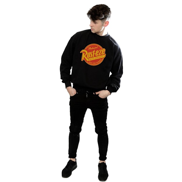 Cars Herr Rust-Eze Logotyp Sweatshirt 3XL Svart Black 3XL