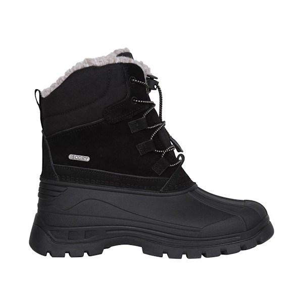 Mountain Warehouse Barn/Barn Läder Vattentät Borgfodrad Black 2 UK