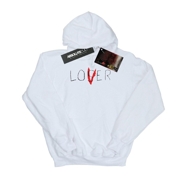 It Mens Loser Lover Hoodie XXL Vit White XXL