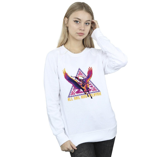 Marvel Dam/Kvinnor Thor Love And Thunder All Hail Valkyrie Sw White XL