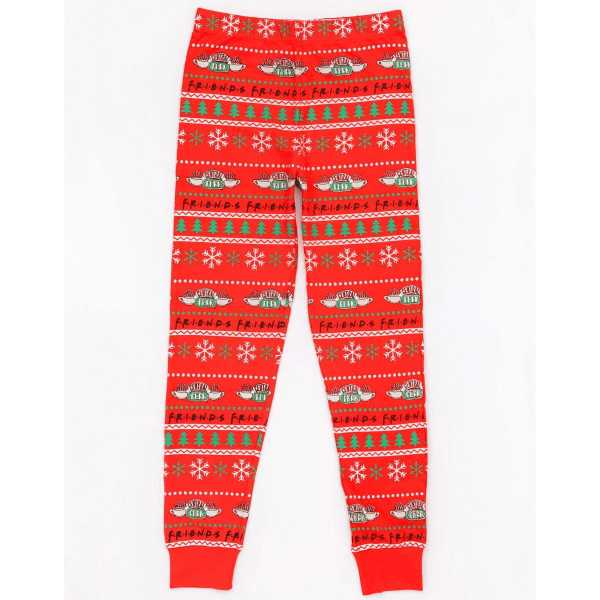 Friends Boys Christmas Pyjamas Set 11-12 Years Grå/Röd Grey/Red 11-12 Years
