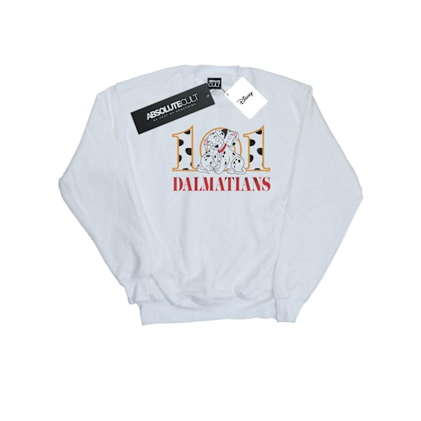 Disney Mens 101 Dalmatians Puppy Hug Sweatshirt XXL Vit White XXL