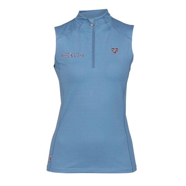 Aubrion Dam/Damlag Team Sleeveless Base Layer Top XXS Stål Steel XXS