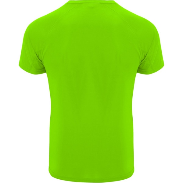 Roly Bahrain Kortärmad Sport T-shirt S Fluorescerande Grön Fluorescent Green S