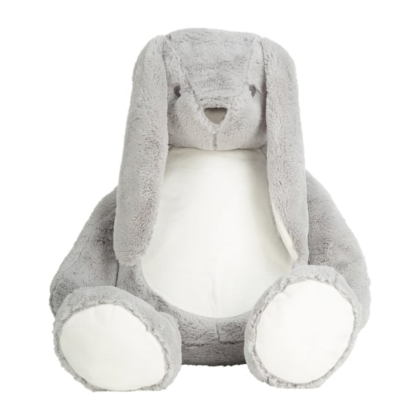 Mumbles Childrens/Kids Zippie Giant Bunny XL Grå Grey XL