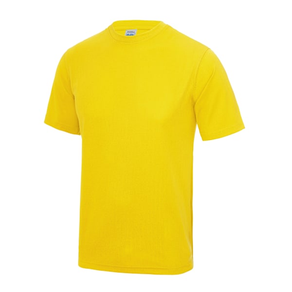 AWDis Just Cool herrprestanda enfärgad T-shirt XS solgul Sun Yellow XS