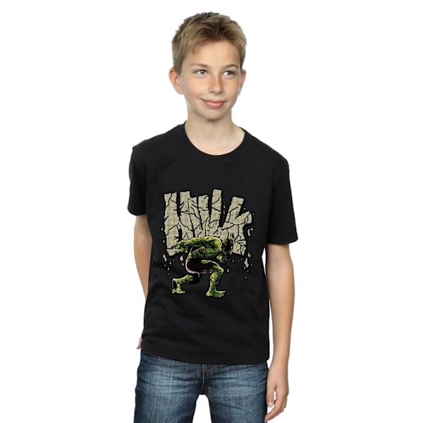 Hulk Boys Rock Bomull T-shirt 5-6 år Svart Black 5-6 Years