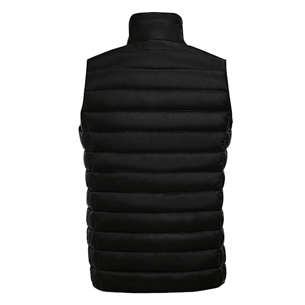 SOLS Herr Wave Vadderad Vattenavvisande Bodywarmer/Gilet L Svart Black L