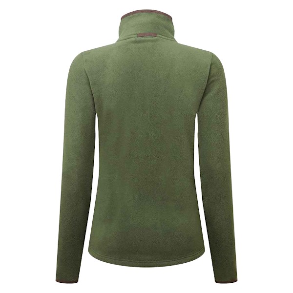 Premier Dam/Dam Artisan Kontrast Trim Fleecejacka L Mos Moss Green/Brown L