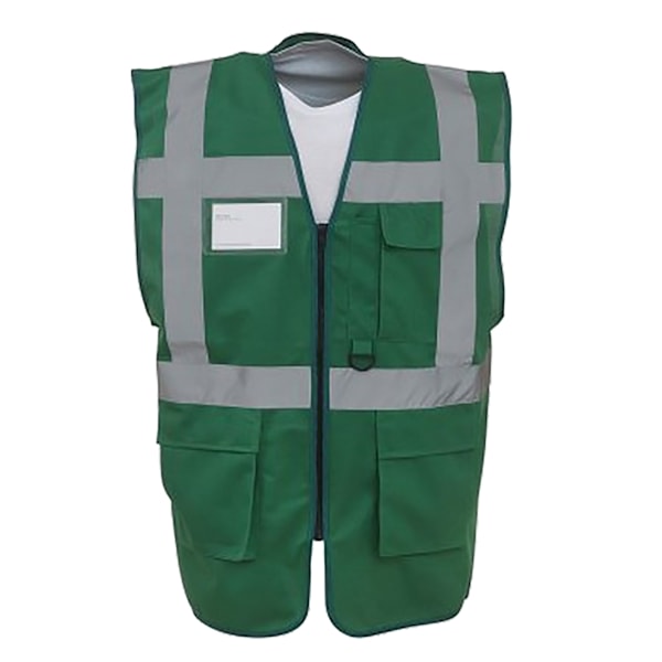 Yoko Hi-Vis Premium Executive/Manager Väst / Jacka (2-pack) Paramedic Green M