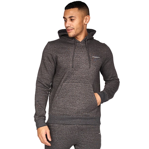 Crosshatch Mens Traymax Oversized Hoodie (2-pack) S Röd/Char Red/Charcoal S