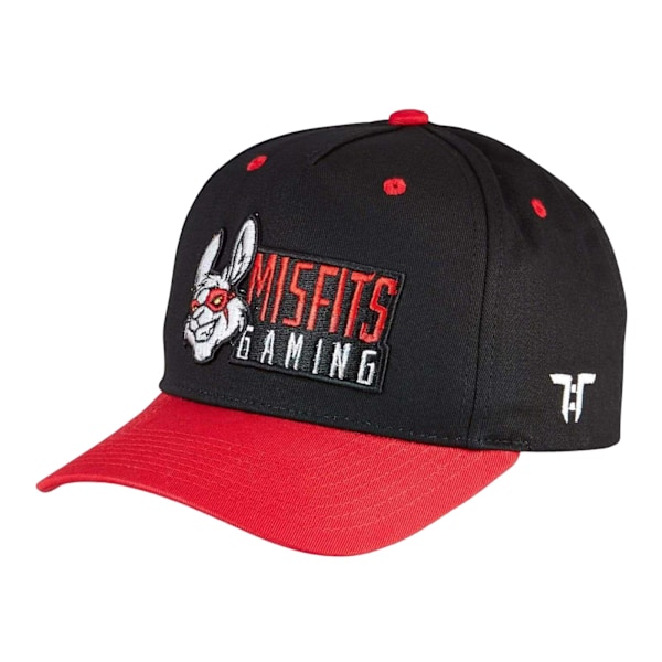 Tokyo Time Unisex Vuxen Misfits Gaming Logo Baseball Cap En Storlek Svart/Röd Black/Red One Size