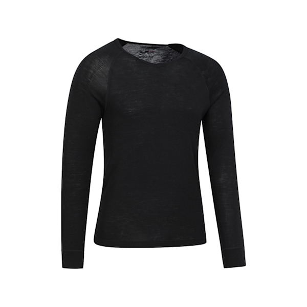 Mountain Warehouse Merino Ull V-hals Baslager Topp L Bla Black L