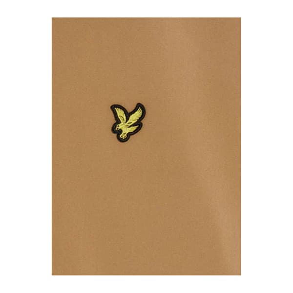 Lyle & Scott Herrskjorta i enfärgad flanell S Brun Brown S
