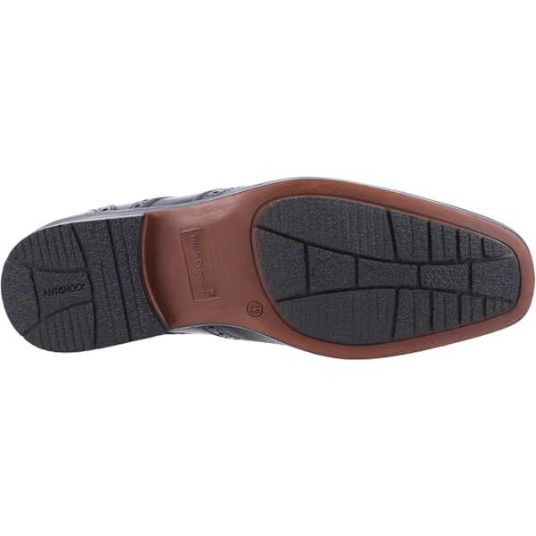 Hush Puppies Herr Läder Brogues 12 UK Svart Black 12 UK