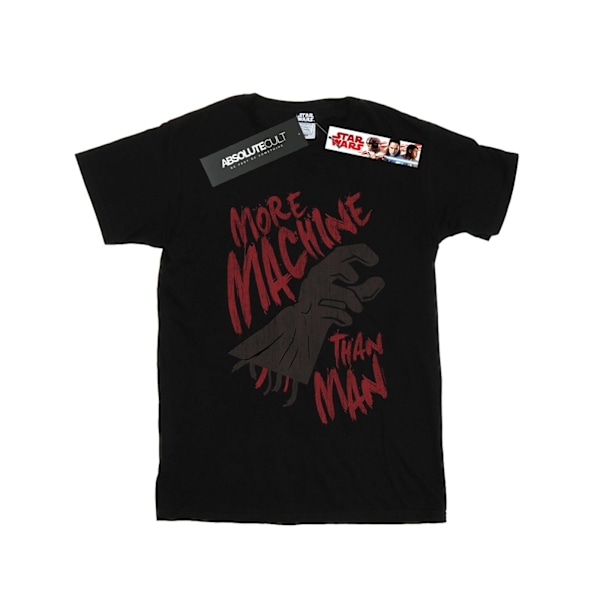 Star Wars Boys More Machine Than Man T-Shirt 7-8 år Svart Black 7-8 Years