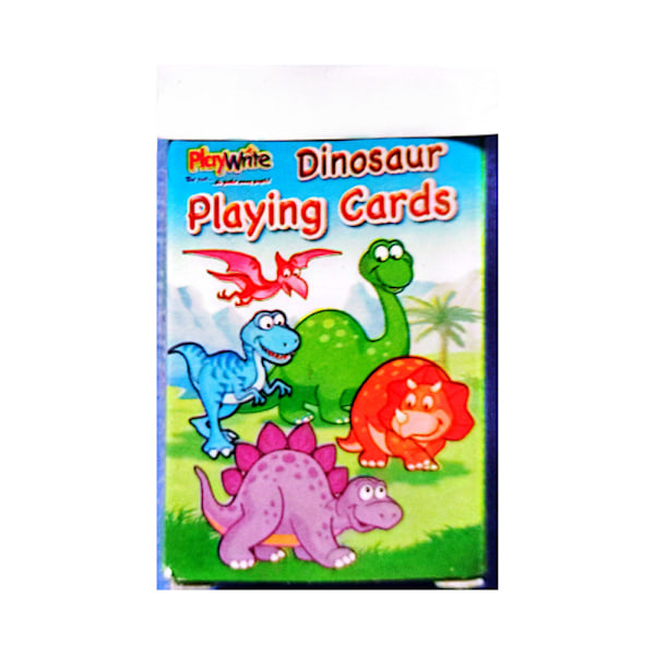 Playwrite Dinosaurie Spelkortslek En Storlek Flerfärgad Multicoloured One Size