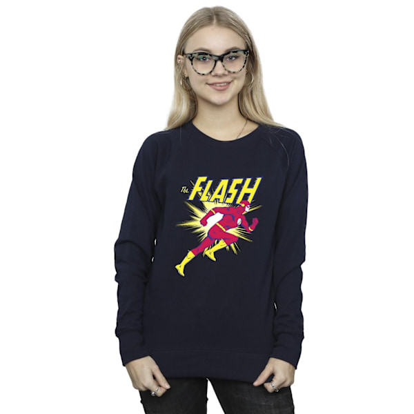 DC Comics Dam/Kvinnor The Flash Löpartröja XL Marin Blå Navy Blue XL