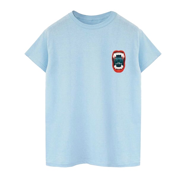 The Lost Boys Herr T-shirt med ficka med tänder L Baby Blue Baby Blue L