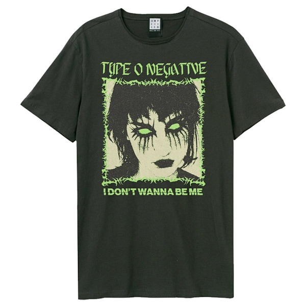 Amplified Unisex Adult I Don´t Wanna Be Me Type O Negative T-Sh Charcoal XS