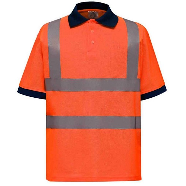 Yoko Unisex Hi-Vis Poloskjorta XXL Orange Orange XXL