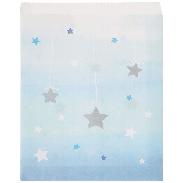 Creative Party Twinkle Little Star Treat Bag (10-pack) One Size Blue One Size