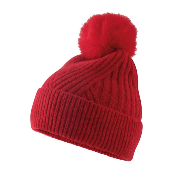 Beechfield Dam/Dam Snow Luxe Mössa One Size Klassisk Röd Classic Red One Size