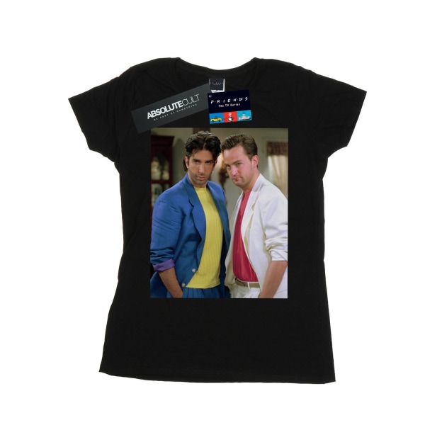 Friends Dam/Dam 80-tal Ross And Chandler T-shirt i bomull L B Black L