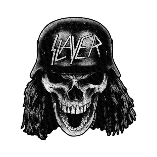 Slayer Wehrmacht Skull Patch One Size Svart/Grå Black/Grey One Size