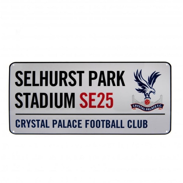 Crystal Palace FC Selhurst Park Stadium SE25 Metal Plaque One S White One Size
