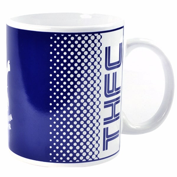 Tottenham Hotspur FC Officiell Fade Crest Design Keramisk Mug One Blue/White One Size