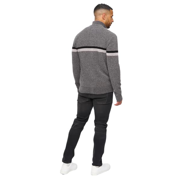 Bewley & Ritch Stampton Chenille Tröja för män XL Mellangrå Mid Grey XL