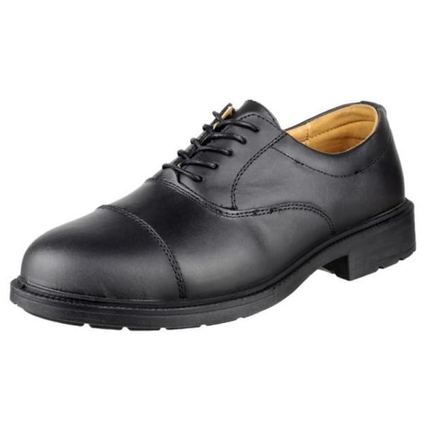 Amblers Safety Mens FS43 Antistatiska Snörskor Oxford Säkerhetsskor Black 13 UK