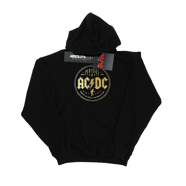 AC/DC Damnation Hoodie för dam/kvinnor, Rock N Roll, XL, Svart Black XL