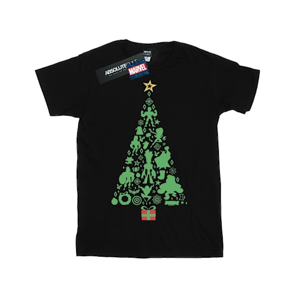 Marvel Mens Avengers Julgran T-Shirt M Svart Black M