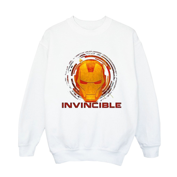Marvel Mens Avengers Iron Man Invincible Sweatshirt XL Vit White XL