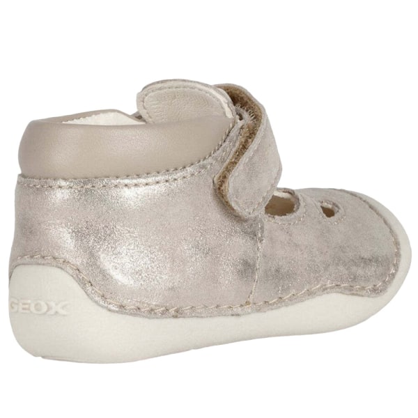 Geox Girls Tutim Crawl Nubuck Shoes 3 UK Child Beige Beige 3 UK Child
