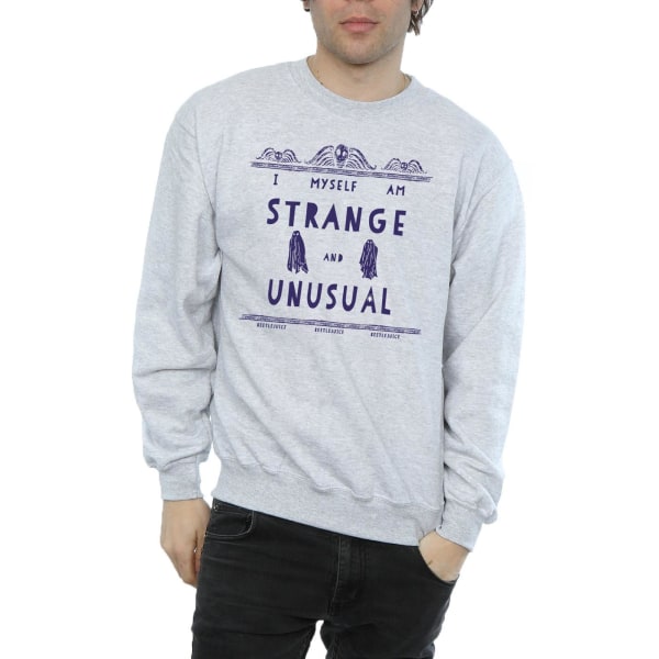 Beetlejuice Män Strange And Unusual Sweatshirt L Sports Grey Sports Grey L