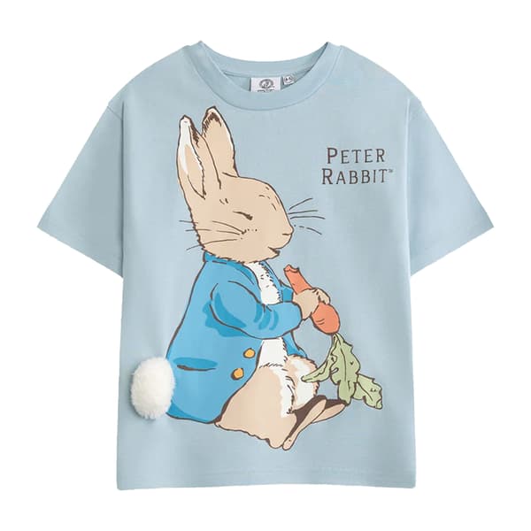 Peter Rabbit Barn/Barn Karaktär Kortärmad T-shirt 3-4 Blue 3-4 Years
