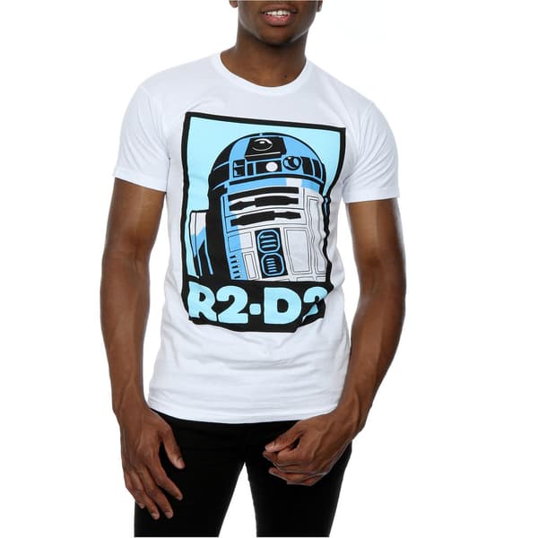 Star Wars Herr R2-D2 Affisch T-Shirt S Vit White S