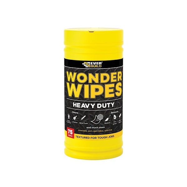 Everbuild Sika Kraftiga Wonder Wipes (burk 75) One Size Multi Multi Colour One Size