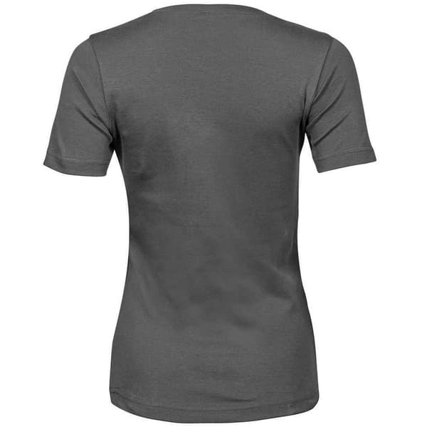 Tee Jays Dam/Damer Interlock T-Shirt M Mörkgrå Dark Grey M