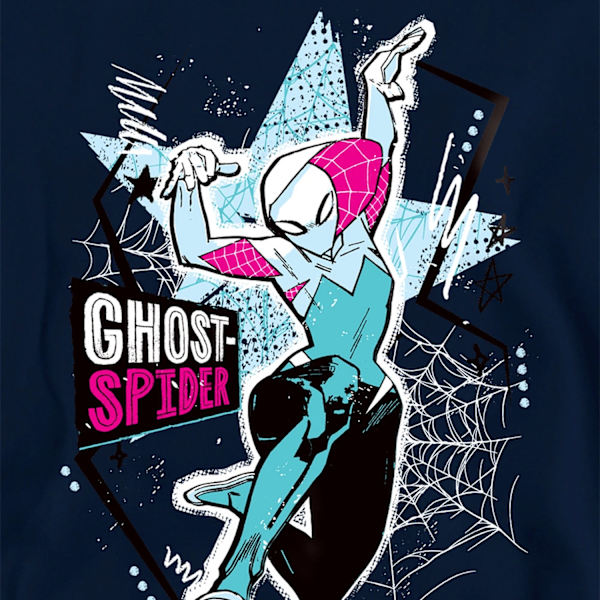 Spider-Man Barn/Barn Ghost-Spider Web Pull Over Hoodie 12- Black 12-13 Years