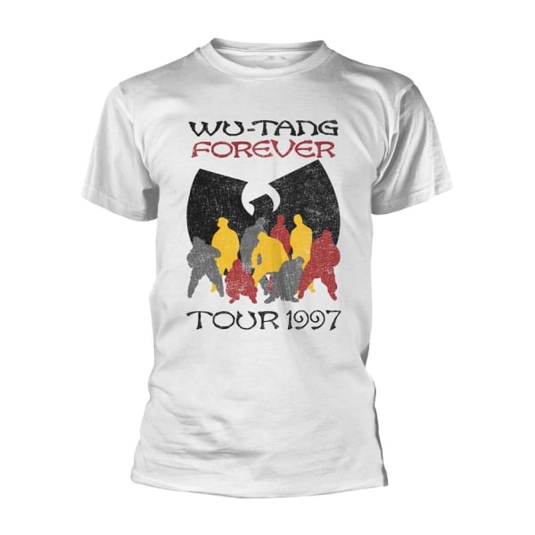 Wu-Tang Clan Unisex Adult Forever Tour ´97 T-shirt S Vit White S
